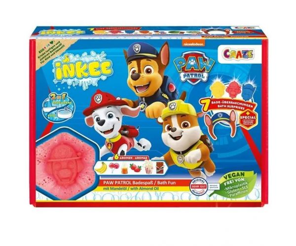 Craze: Set mare de baie vegană Inkee Mancs patrula