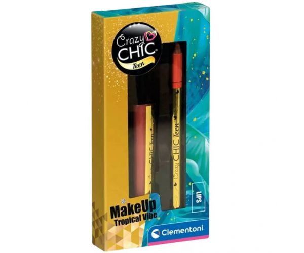 Crazy Chic: Set de machiaj Tropical Vibe - Clementoni
