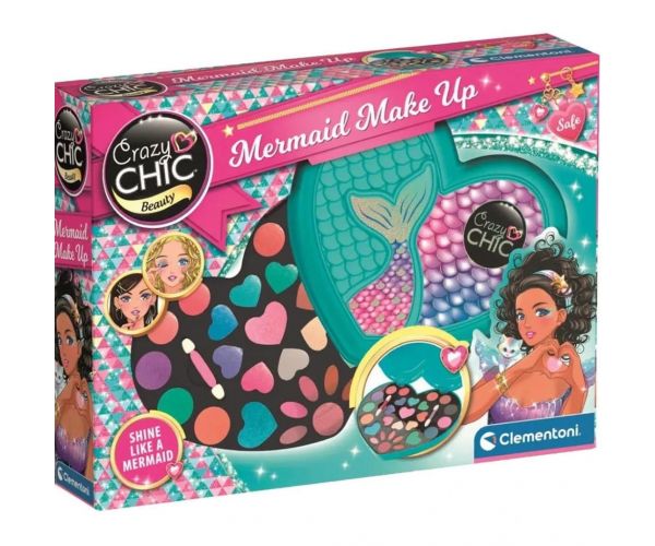 Crazy Chic: Set de machiaj sirenă - Clementoni