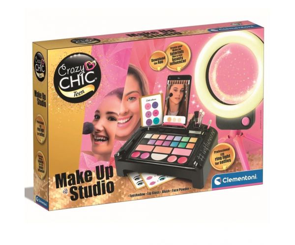 Crazy Chic: Set de studio de frumusețe pentru influenceri - Clementoni