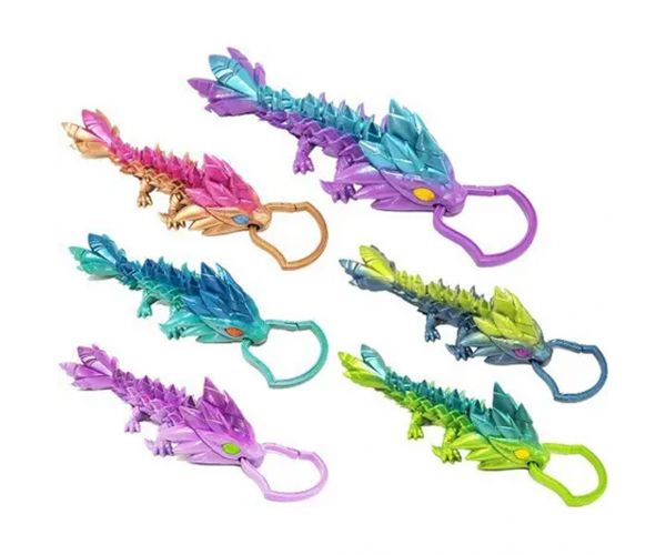 CrystaLynx: breloc cu dragoni colecționabili - Spin Master