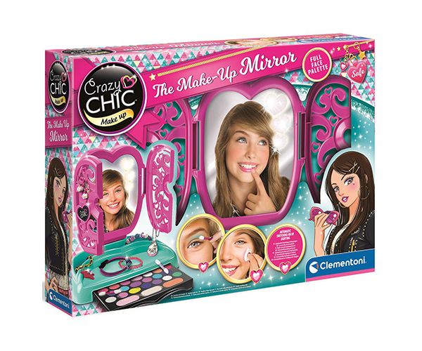 Crazy Chic oglindă machiaj set de joacă - Clementoni