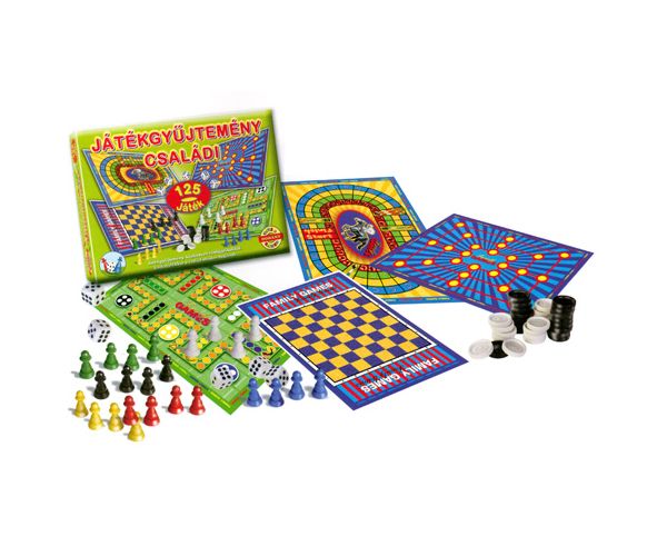 Családi játékgyűjtemény 125 féle - D-Toys