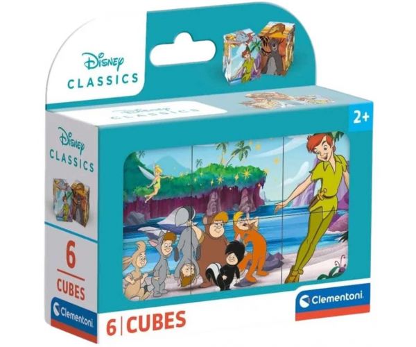Cuburi de poveste Disney Classic, set de 6 - Clementoni