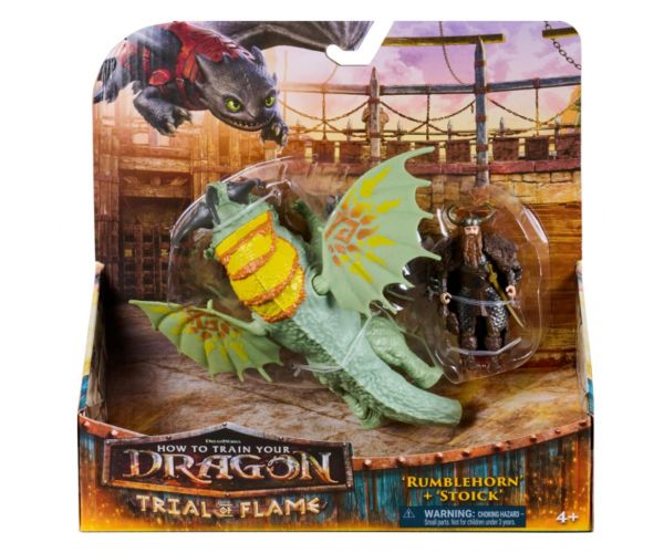Cum să-ți dresezi dragonul: Dragonul Tömzsi și Pléhpofa, set de figurine - Spin Master