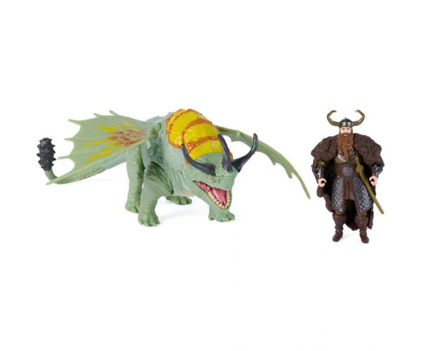 Cum să-ți dresezi dragonul: Dragonul Tömzsi și Pléhpofa, set de figurine - Spin Master