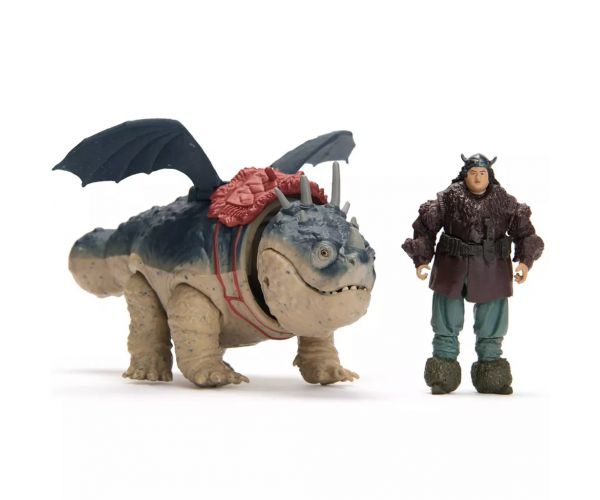 Cum să-ți dresezi dragonul: Set de figurine Gronckle și Fishlegs - Spin Master