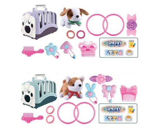 Cute Pet câine suport pentru transport set de joacă două variante