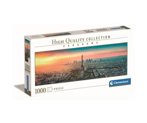 Vedere la Paris HQC 1000 bucăți Panoramă puzzle - Clementoni
