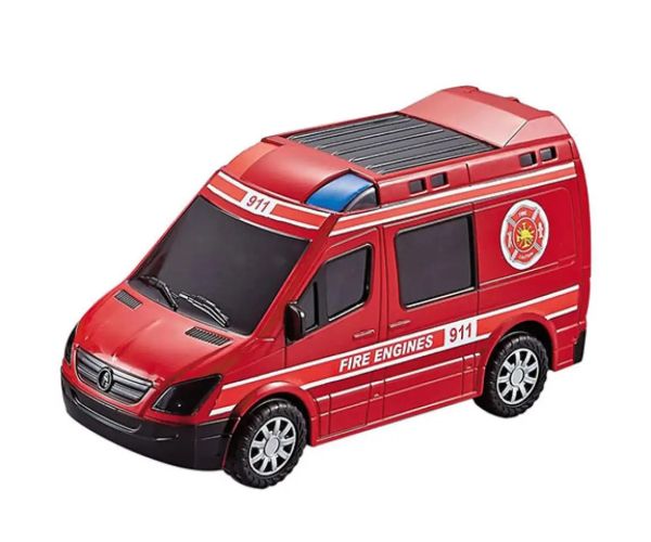 City Rescue microbuz de pompieri cu efecte de sunete și lumini