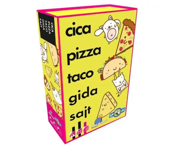 Cica, pizza, taco, gida, cașcaval joc de societate (limba maghiară)