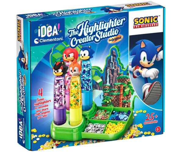 Idea! Ariciul Sonic textmarker creator set creativ - Clementoni