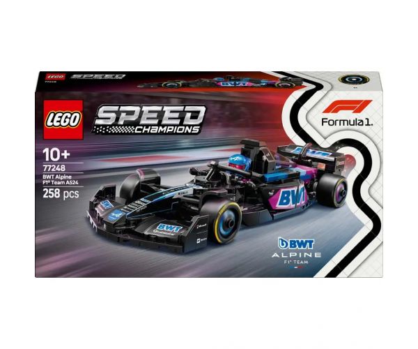 LEGO® Speed Champions: BWT Alpine F1® Team A524 mașină de curse (77248)