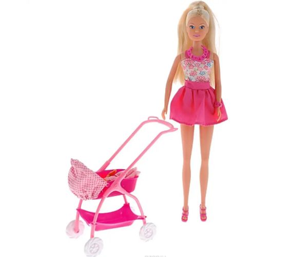 Steffi Love: Păpușă cu cărucior în 2 variante - Simba Toys