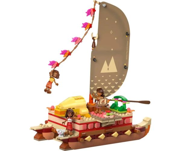 LEGO® Disney: Canoe-ul lui Vaiana plin de aventuri (43270)