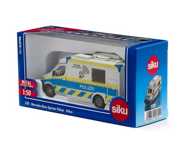 SIKU furgon de poliție Mercedes-Benz Sprinter 1/50