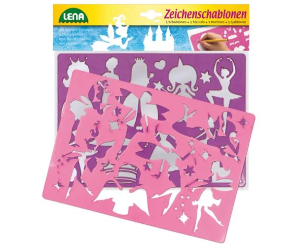 LENA: Prinţese şi zâne şablon desen