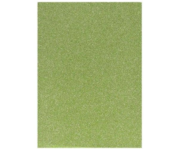 Spirit: Burete spumă foaie decorativă culoarea verde lămâie A4 1bc
