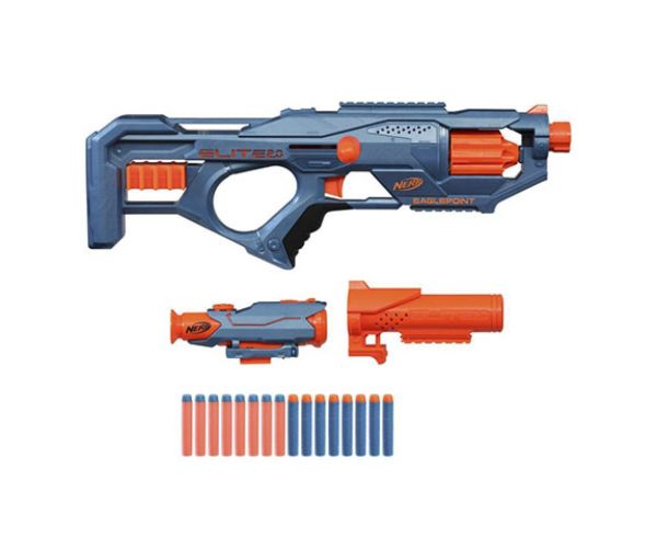 Nerf Elite 2.0 Eaglepoint RD-8 armă cu săgeți din spumă cu 16 proiectile - Hasbro