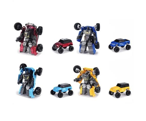 Figurină robot transformabilă în mașină 8cm mai multe variante