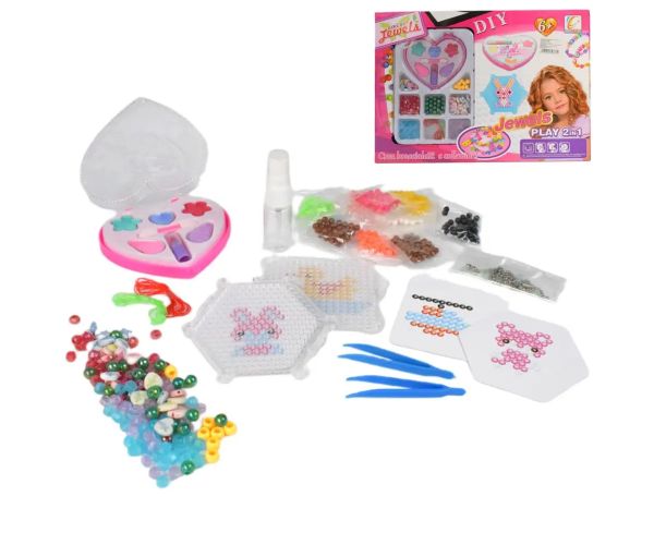 Girl Set: 2in1 set de machiaj și bijuterii cu accesorii
