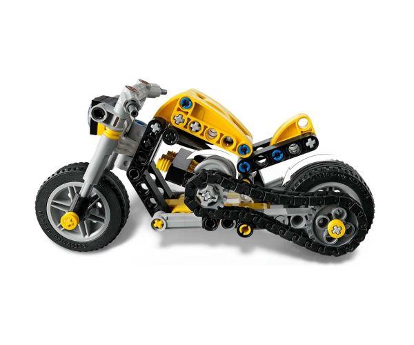 LEGO® Technic: Motocicletă galbenă (42225)