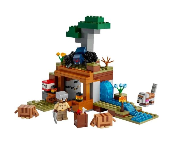 LEGO® Minecraft: Expediție de statui în mină (21269)