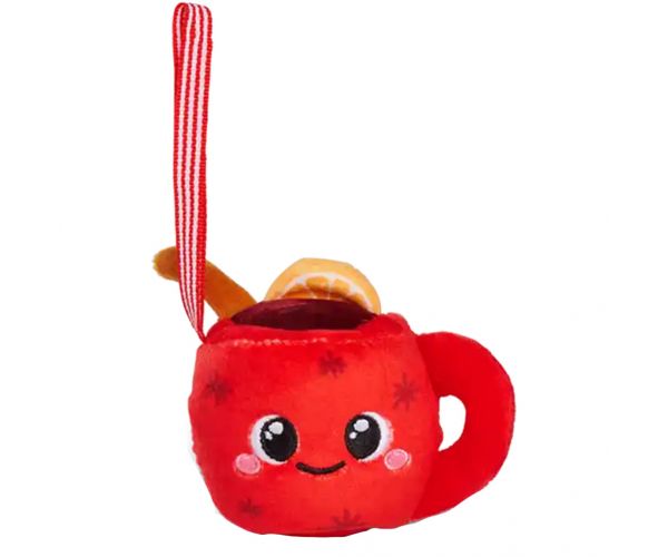 Squeezlings: Figură de pluș de Crăciun cu cârlig, disponibilă în mai multe variante, 1 buc - Simba Toys