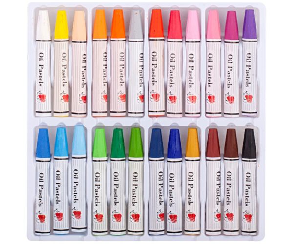 ICO: cretă pastel ulei 24 bucăți