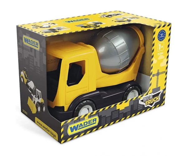 Tech Truck betonieră galbenă 23cm - Wader