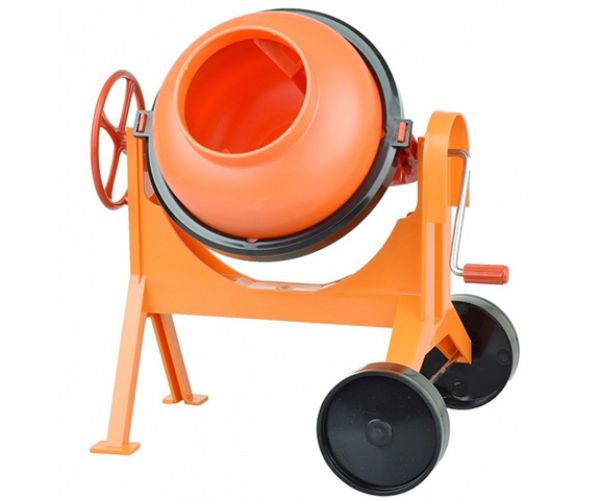 LENA: Mixer de beton de culoare portocalie