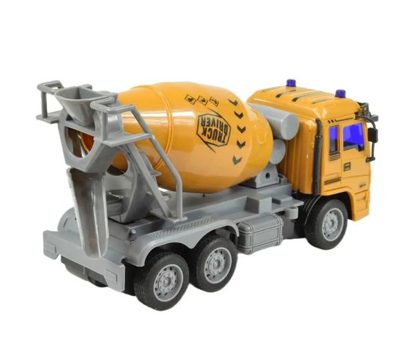 Camion de construcție cu telecomandă RC cu efecte de lumină 27MHz 20cm în diverse versiuni 1bucată