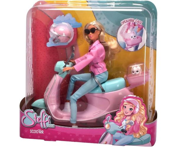 Steffi Love: Set de joacă cu Steffi și trotinetă - Simba Toys
