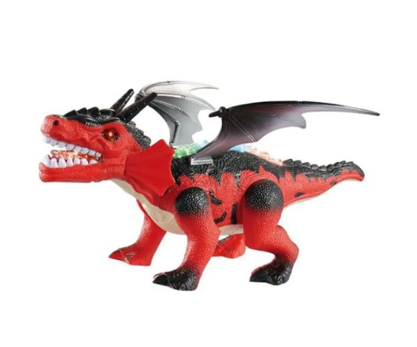 Dragon zburător cu lumină și sunet în două variante