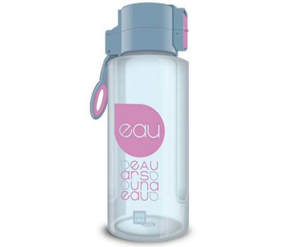 Ars Una sticlă pentru apă gri-roz 650ml