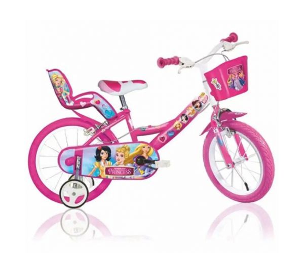 Princess bicicletă roz mărimea 16