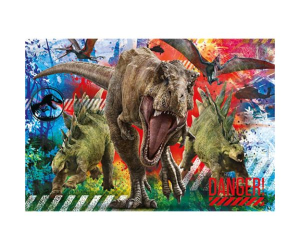 Jurassic World Supercolor 180 bucăți puzzle - Clementoni
