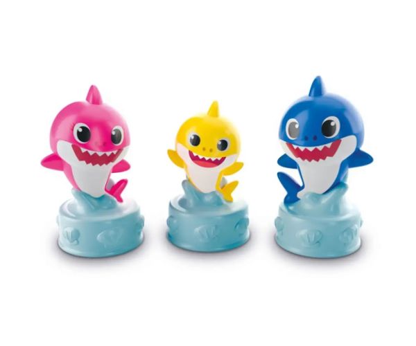 Baby Shark cuburi de construcție cu figurină mai multe variante - Clementoni