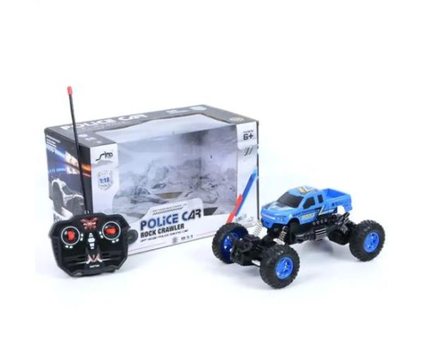 RC crawler de poliție cu telecomandă SUV 1/18
