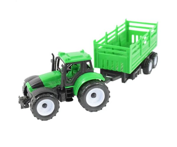 Farmer Truck: Tractoare agricole cu remorca, set de 3 bucăți 28cm