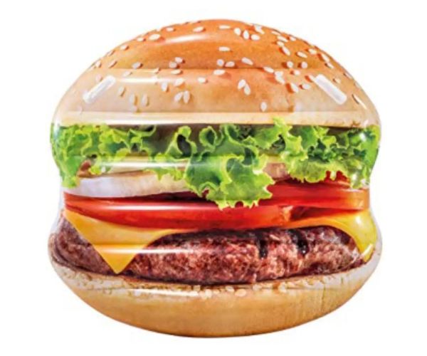 Intex: Hamburger saltea gonflabilă 145x142cm