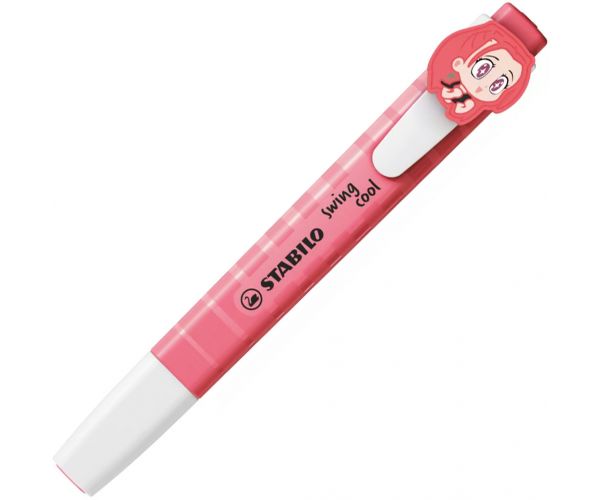 Stabilo: K-Pop Demonii Vânătorii Swing Cool textmarker roz cu clips figură