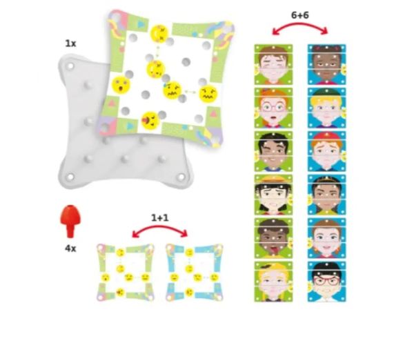 Quercetti: Fă o față (Make a Face) puzzle