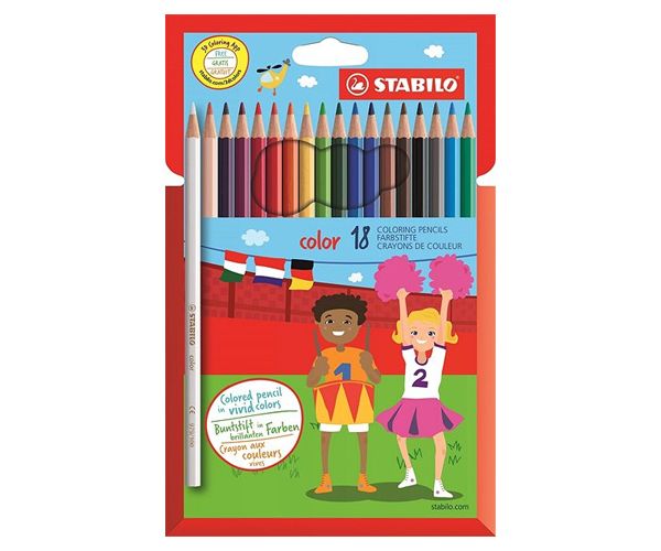Stabilo: Color creioane colorate set 18 bucăți