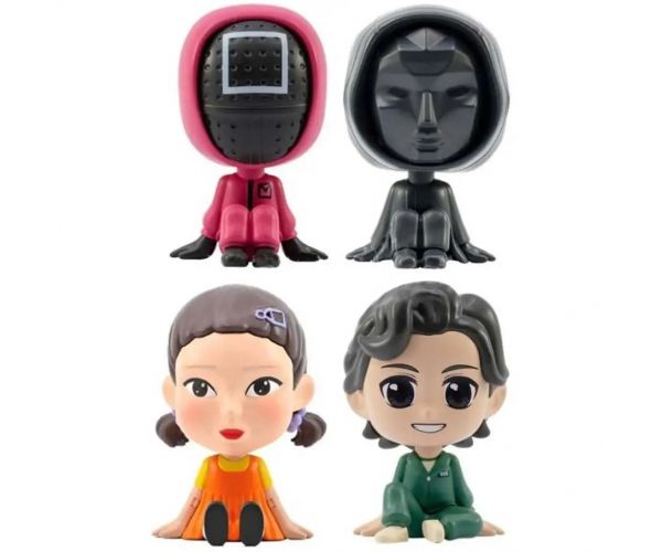 Figurină surpriză Squid Game Bobble Hero 8cm