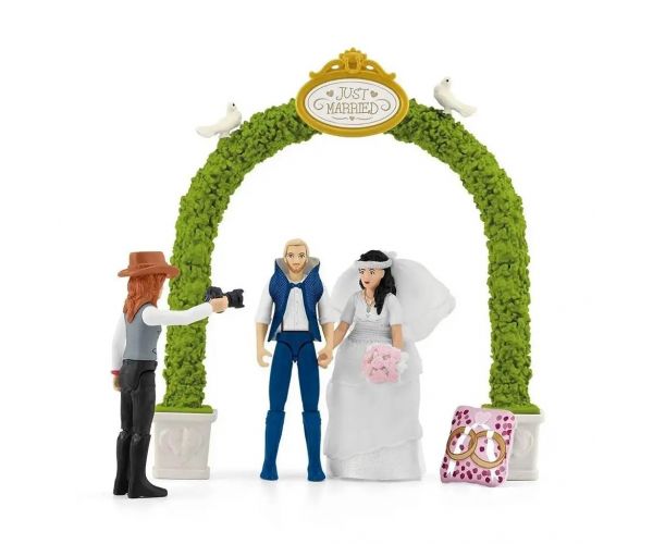 Schleich: Horse Club - Set de trăsura de nuntă (42641)
