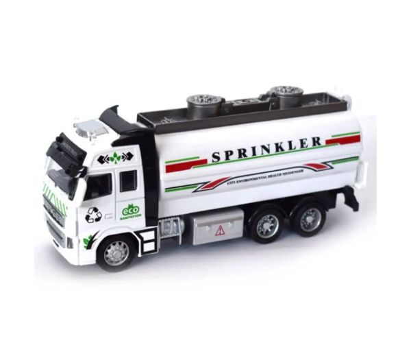 Camion cu sunete și lumini culoarea albă 1/38