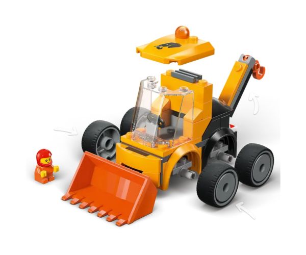 LEGO® City: Vehicule – Încărcător de construcții (60483)