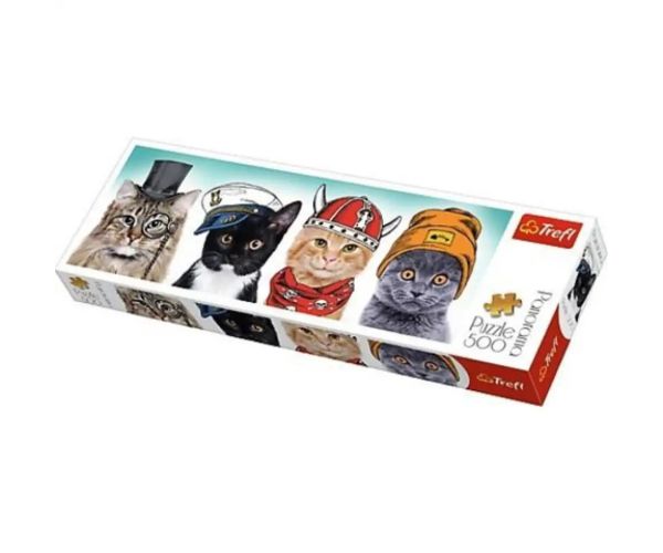 Echipa pufoasă puzzle Panoramă 500 bc - Trefl