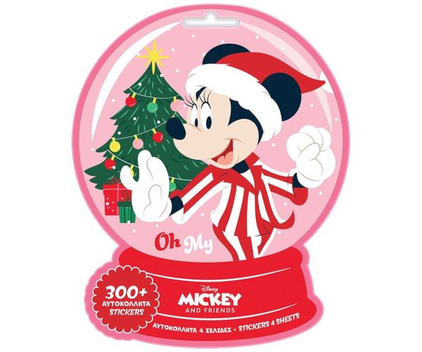 Luna: Disney Minnie Mouse set de autocolante de Crăciun 300buc